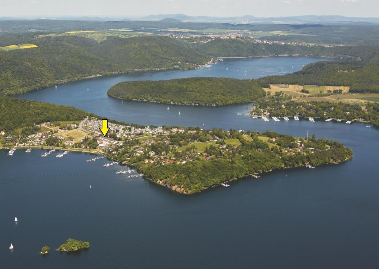 Helle 93M2 Fewo Mit 2 Schlafzimmern Am Edersee Scheid  Eksteriør billede